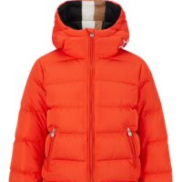 BOSS X PERFECT MOMENT HOODED JACKET WITH CAPSULE DETAILING ORANGE - Picture 4 of 4